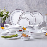 Borosil Larah Starlight Dinner Set, 29 pc Serves 6