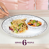 Borosil Larah Orwin 34 pc Dinner Set