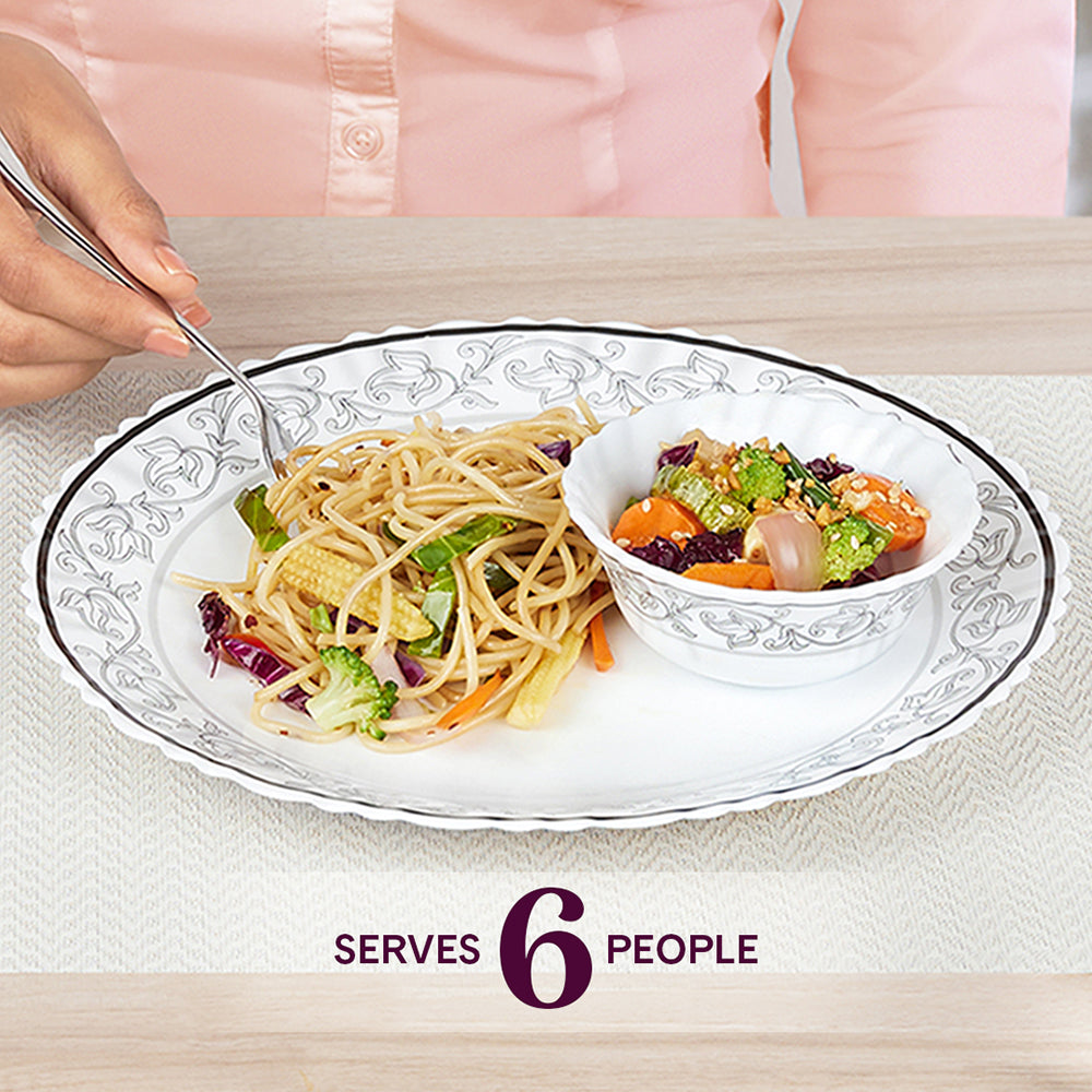 Borosil Larah Orwin 34 pc Dinner Set