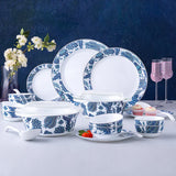 Borosil Larah New Iris Dinner Set, 29 pc