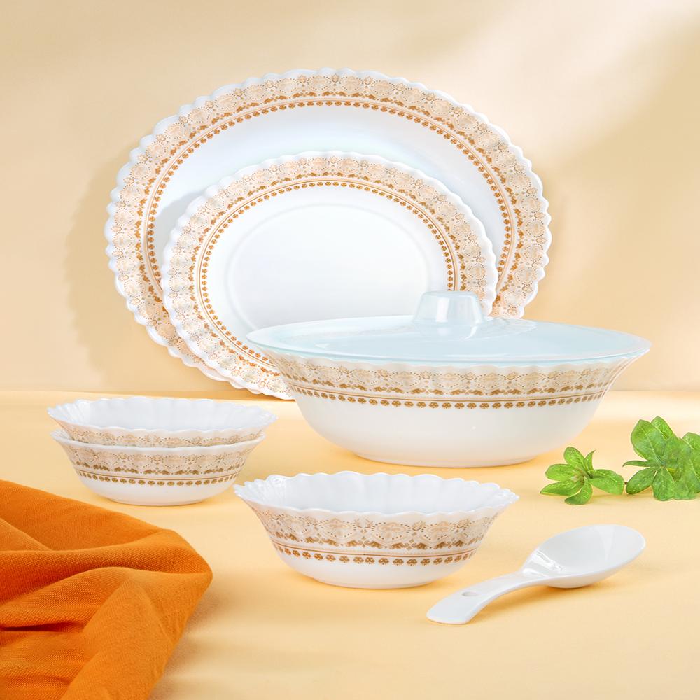 Borosil Larah Halo 44 pc Dinner Set