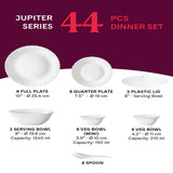 Borosil Larah Halo 44 pc Dinner Set
