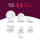 Borosil Larah Orwin 44 pc Dinner Set