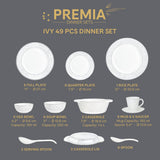 Borosil Larah Ivy Dinner Set