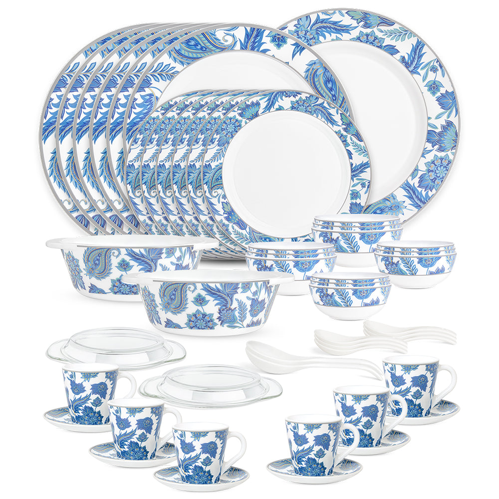 Borosil Larah New Iris Dinner Set, 29 pc
