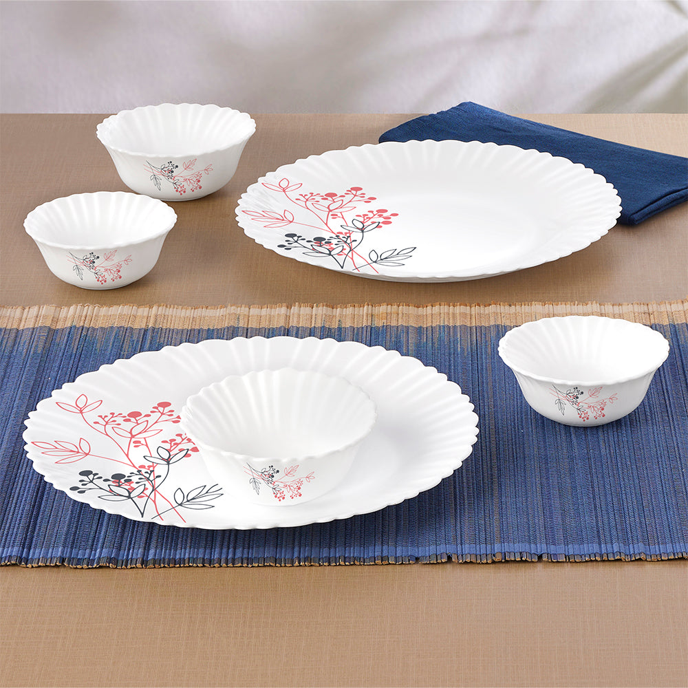 Borosil Larah Aspen 6 pc Dinner Set