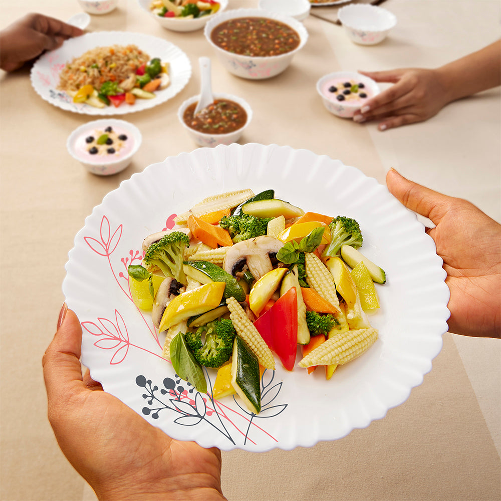 Borosil Larah Aspen 6 pc Dinner Set
