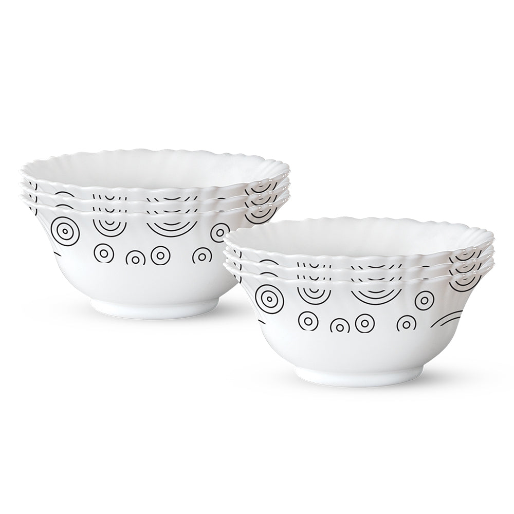 Borosil Larah Spiral 6 pc Veg Bowl