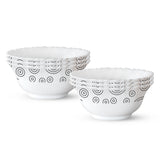 Borosil Larah Spiral 6 pc Veg Bowl
