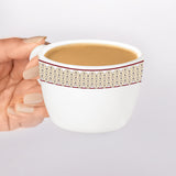 Borosil Larah Cycladia Cup n Saucer Set of 12, 220ml