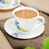 Borosil Larah Nina Cup n Saucer Set of 12, 220ml
