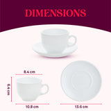 Borosil Larah Royale Cup n Saucer Set