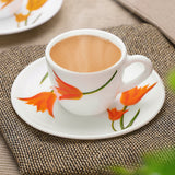 Borosil Larah Firefly Cup n Saucer Set