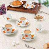 Borosil Larah Firefly Cup n Saucer Set