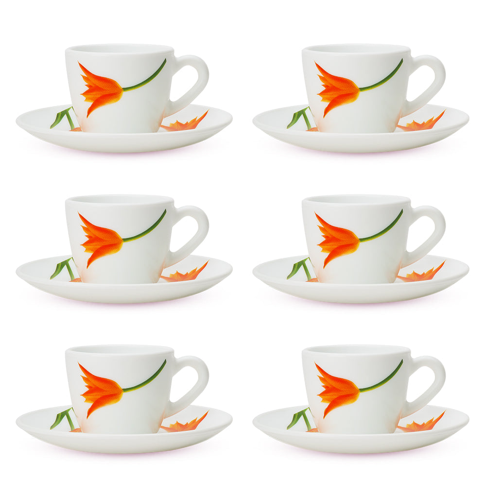Borosil Larah Firefly Cup n Saucer Set