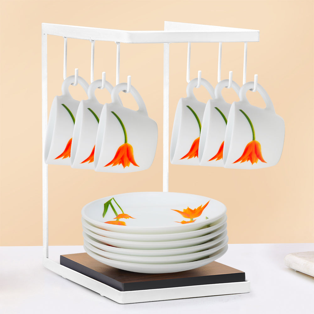 Borosil Larah Firefly Cup n Saucer Set