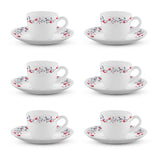 Borosil Larah Opalware Pentas Cup n Saucer