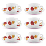Borosil Larah Zinnia Cup n Saucer Set