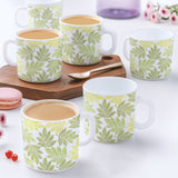 Borosil Larah Maria Mug Set of 12, 180ml