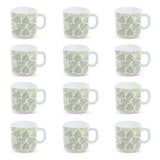 Borosil Larah Maria Mug Set of 12, 180ml