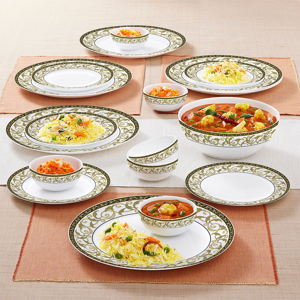 Borosil Larah Royale Dinner Set, 19 pc