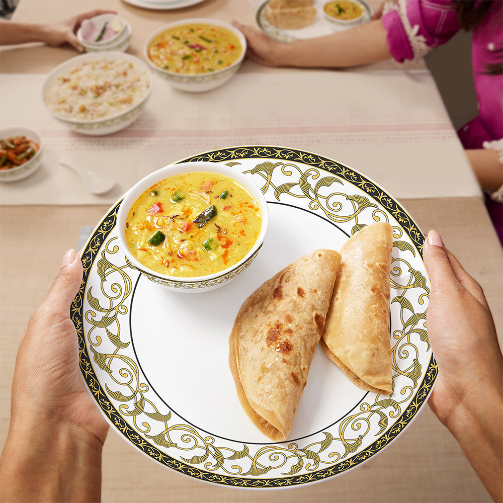 Borosil Larah Royale Dinner Set, 19 pc