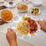 Borosil Larah Moonbeam Dinner Set, 21 pc