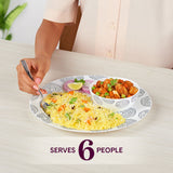 Borosil Larah Moonbeam Dinner Set, 21 pc