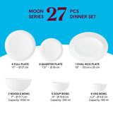 Borosil Larah Dora Dinner Set 27 pc