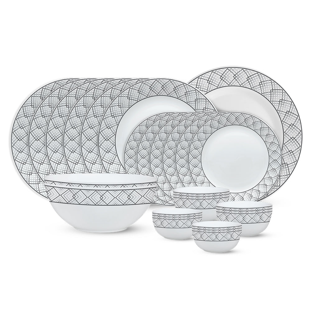 Borosil Larah Cycladia Dinner Set 27 pc