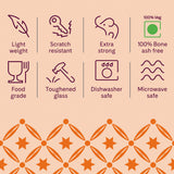 Borosil Larah Cycladia Dinner Set 27 pc
