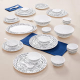 Borosil Larah Milky Way Dinner Set, 33 pc