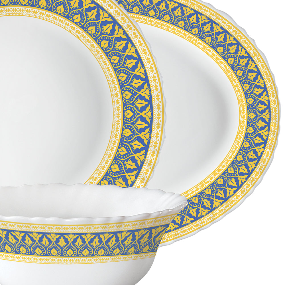 Borosil Larah Regal Dinner Set, 19 pc