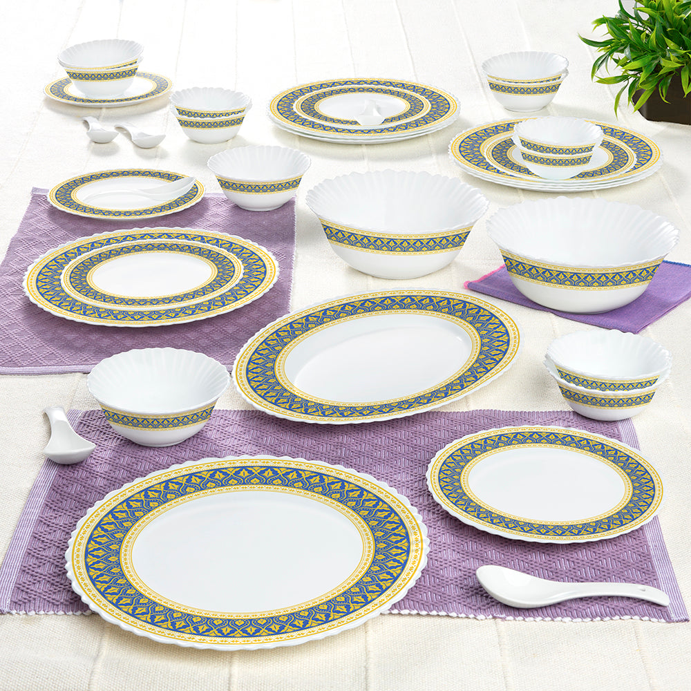 Borosil Larah Regal Dinner Set, 19 pc