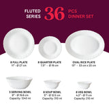 Borosil Larah Twig Dinner Set 27 pc