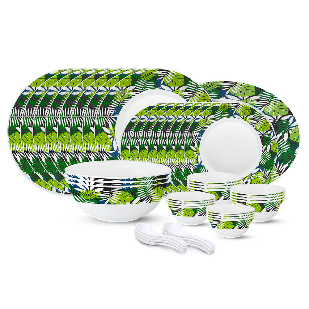 Borosil Larah Forest Dinner Set 44 pic