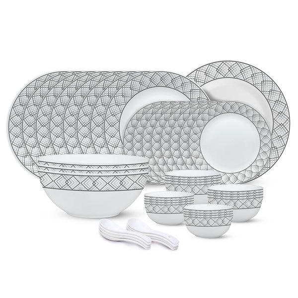 Borosil Larah Cycladia Dinner Set 27 pc