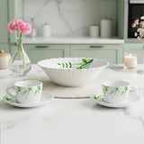 Borosil Larah Green Herbs Tea Set of 5