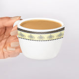 Borosil Larah Amer Cup Set of 6, 140ml