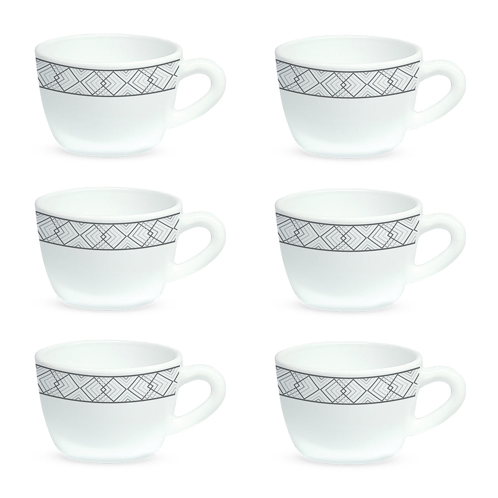 Borosil Larah Cycladia Cup Set of 6, 140ml