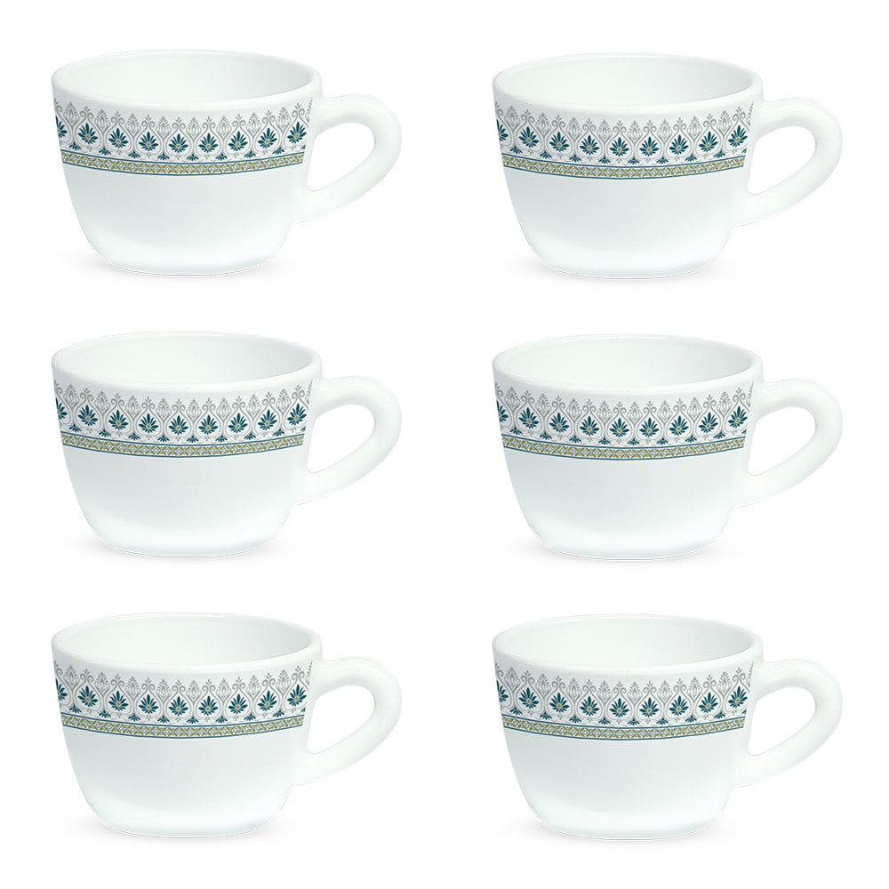 Borosil Larah Persia Cup Set of 6, 140ml