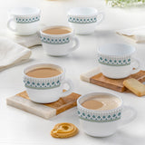 Borosil Larah Persia Cup Set of 6, 140ml