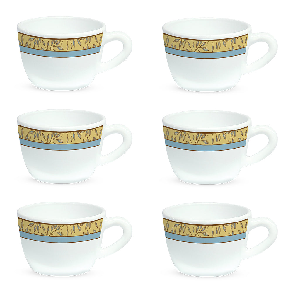 Borosil Larah Sunhara Cup Set of 6, 140ml