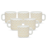 Boprosil Larah Angel Gold Mug Set of 6, 100ml