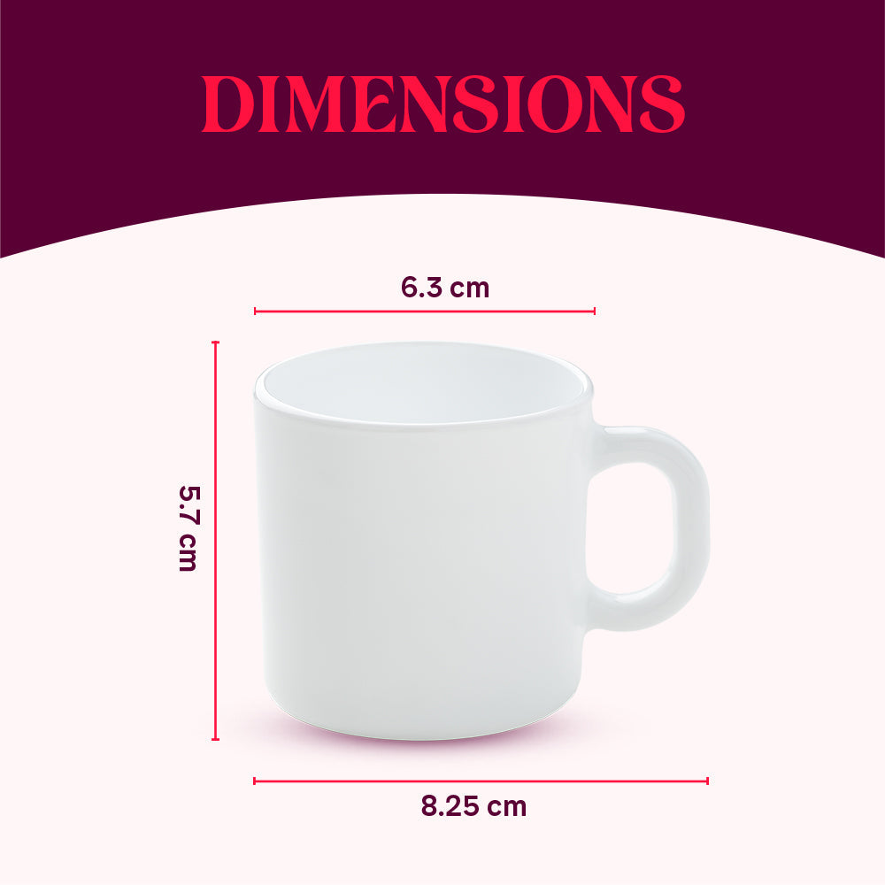 Borosil Larah Amer Mug Set