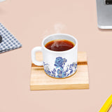 Borosil Larah Blue Cascade Mug Set of 6, 100ml