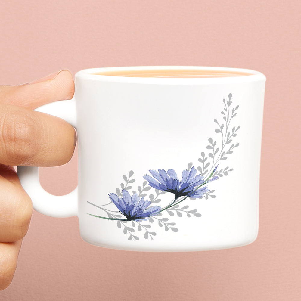 Borosil Larah Bellflower Mug Set