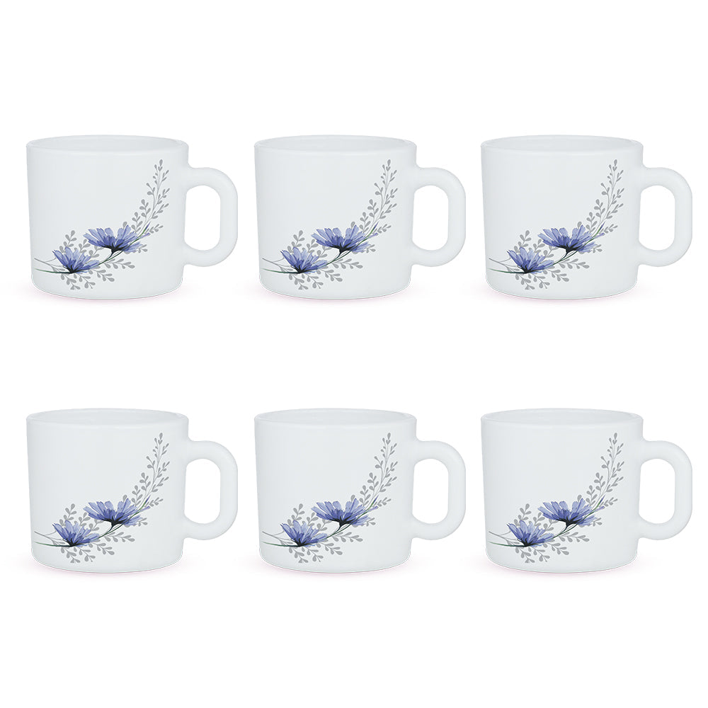Borosil Larah Bellflower Mug Set