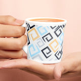 Borosil Larah Crysta Ember Mug, Set of 6, 100ml