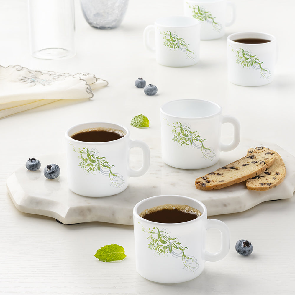Borosil Larah Erba Mug Set